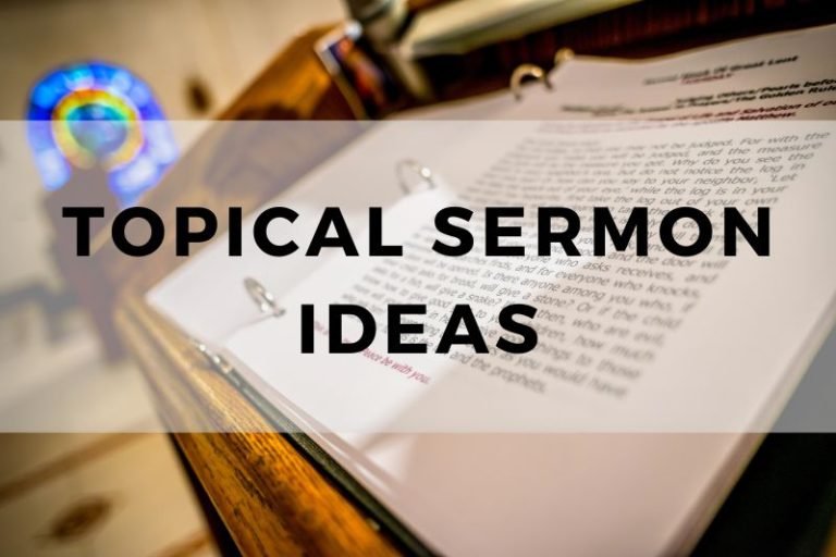 10 Inspiring Topical Sermon Ideas to Engage Your Congregation