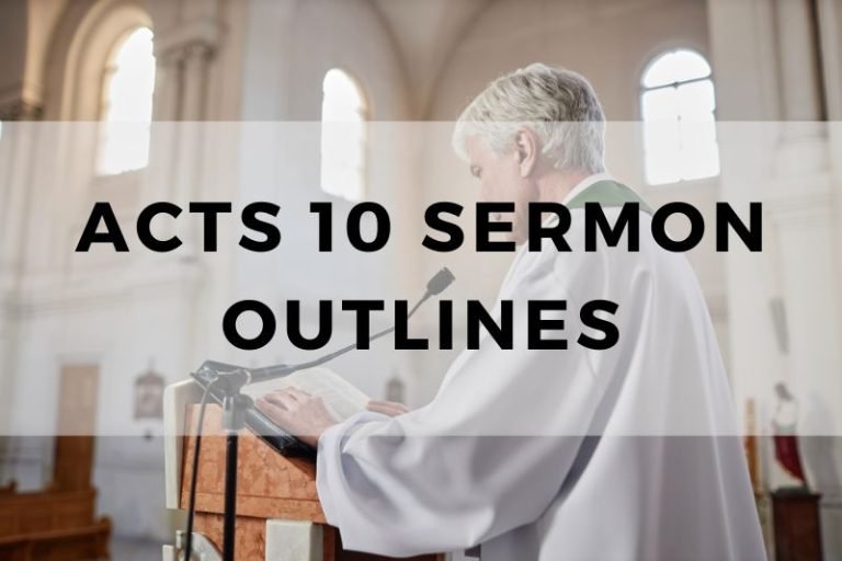 Sample Outlines for a Sermon on Acts 10
